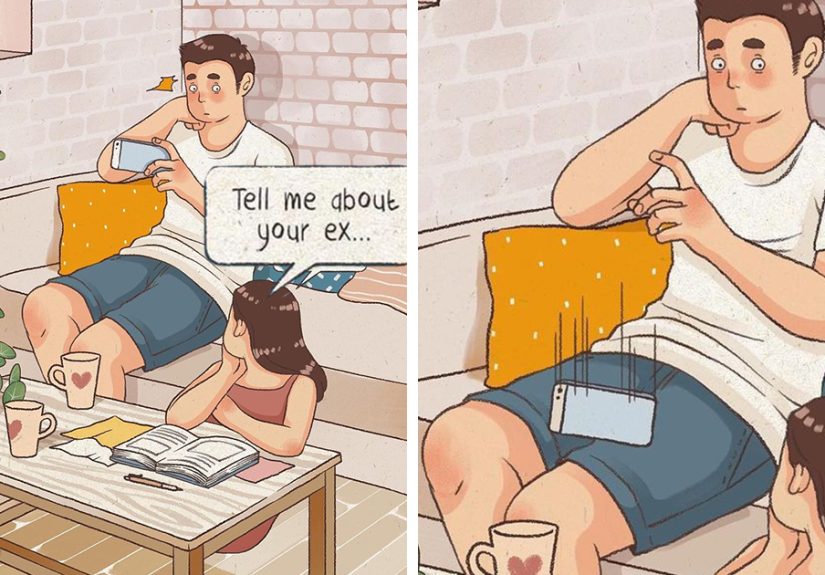 30 Sweet Comics By Luong Thuy Show What Being In A Relationship Is Like (New Pics)