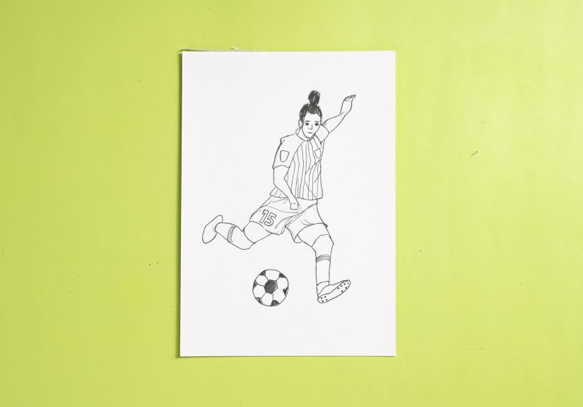 4 Ways to Draw Soccer Players