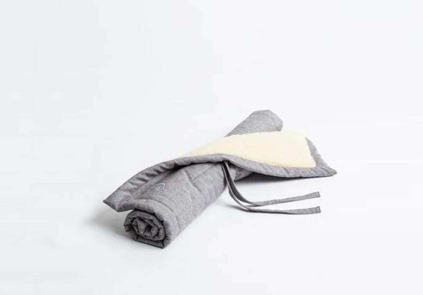 Cloud7 Tweed Grey Travel Blanket