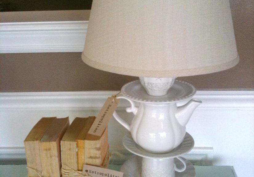 DIY Dish Lamp Tutorial