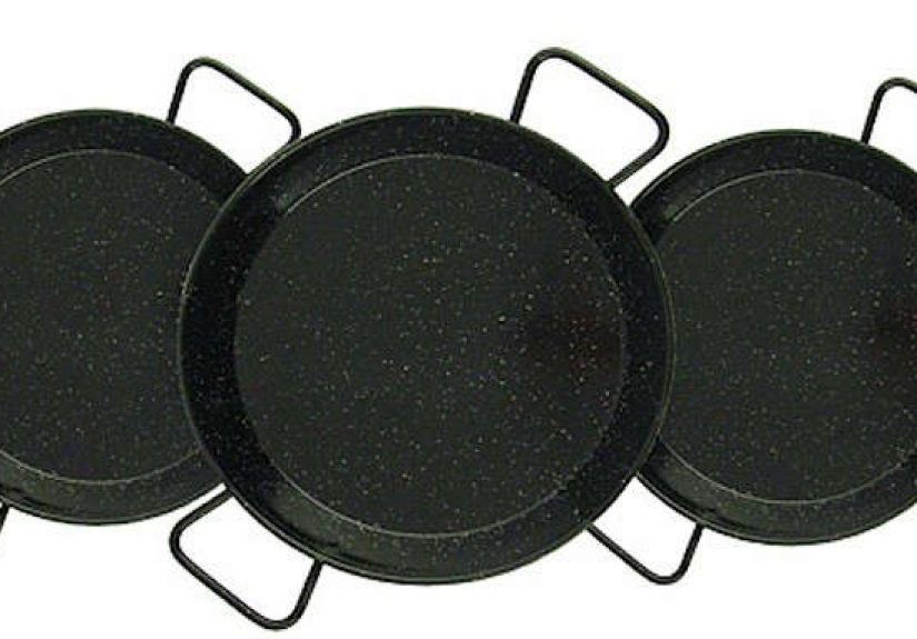 Enameled Paella Pans