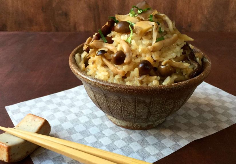 Kinoko Gohan Recipe