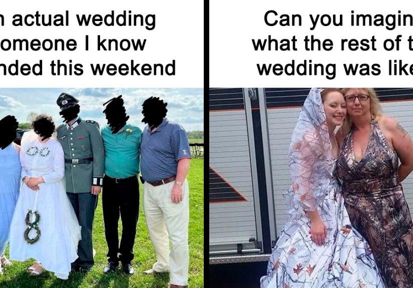 People Are Cringing At These 50 Trashy Wedding Moments