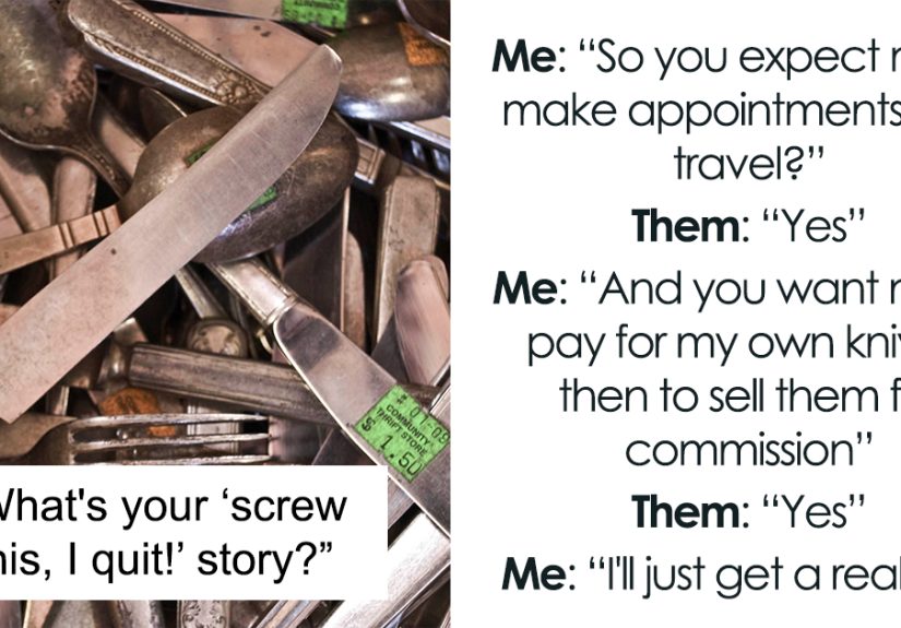 People Share 30 Intriguing “Screw This, I Quit” Stories