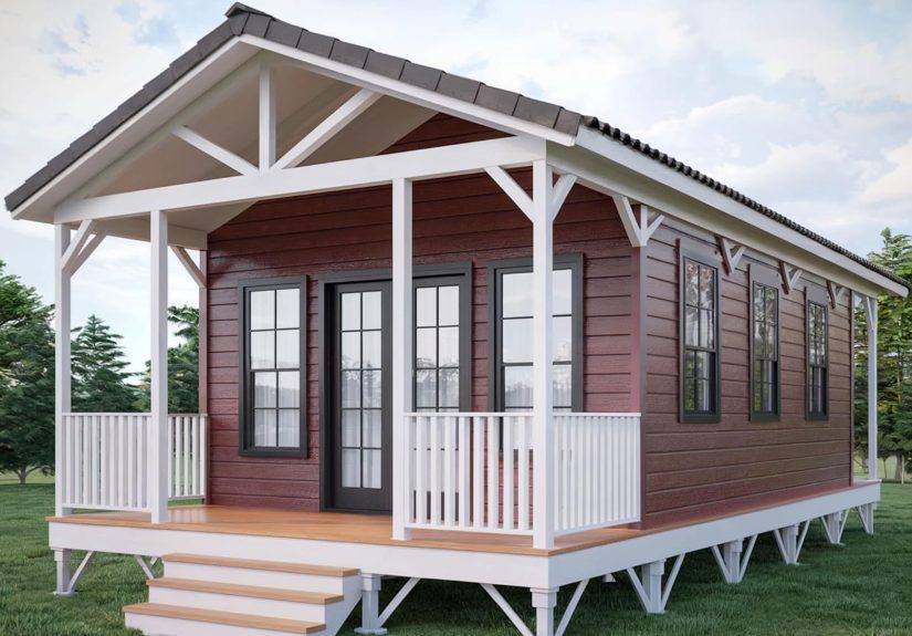 This Amazon Tiny Home Comes with a Covered Porch