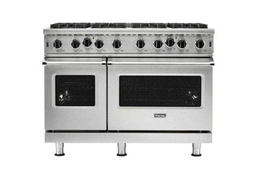 Viking 5 Series 48"W Gas Open Burner Range - Stainless Steel