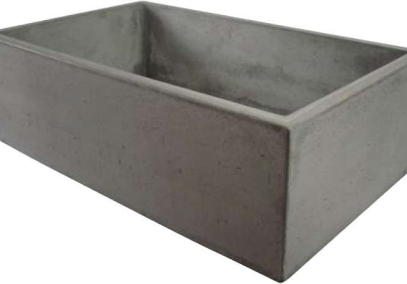 Alfi Model ABC3219-CO Concrete Color 32 in. Single Bowl Concrete Farm Sink
