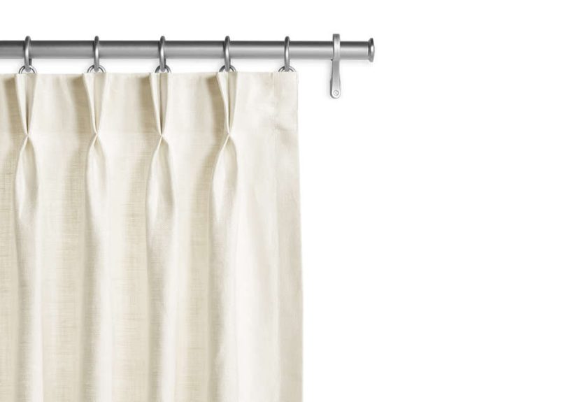 Barn & Willow Belgian Linen 2 Pinch Pleat Drapery – Oyster
