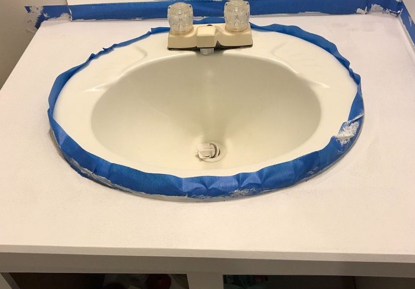 Bathroom Counter-top Make Over