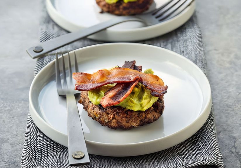 Breakfast Turkey Burger with Avocado