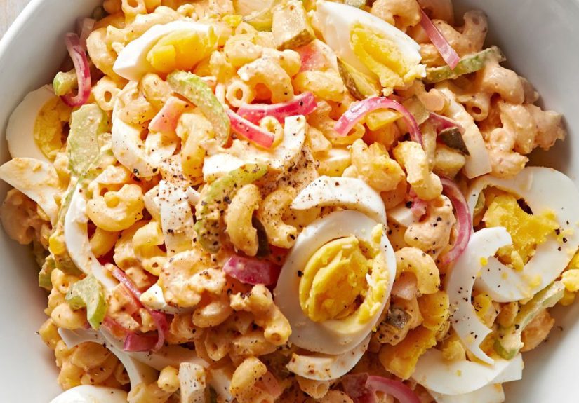 Deviled Egg Macaroni Pasta Salad Recipe