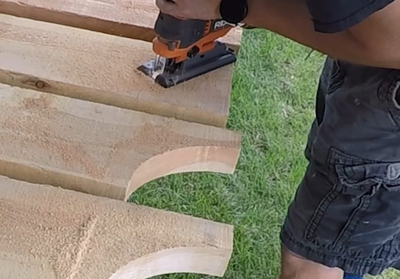 DIY Arbor Swing: How to Cut Pergola Rafter Tail Designs (with Printable Patterns)