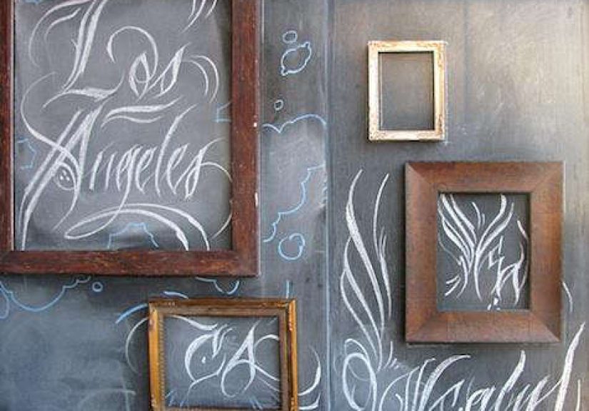 DIY: Framed Chalkboard Art