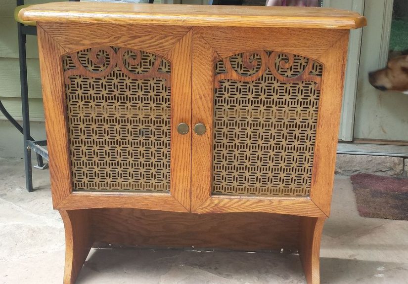 Furniture Flip: Desk Hutch to Medicine Cabinet