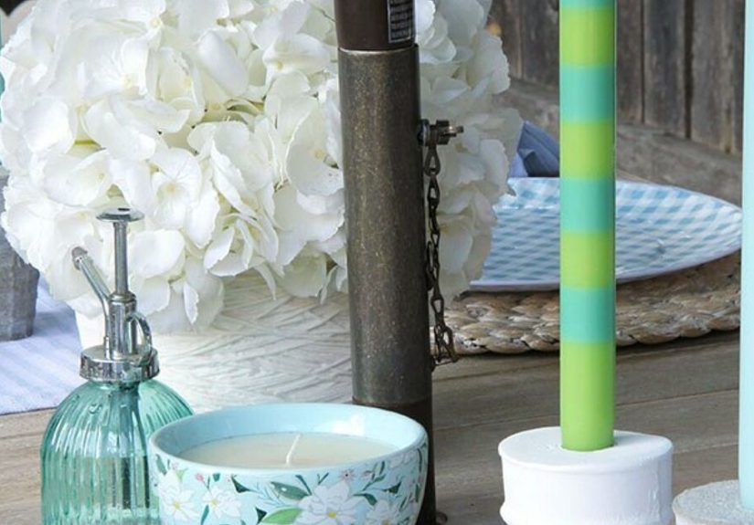 How to Make a Quikrete Cement Candle Holders DIY