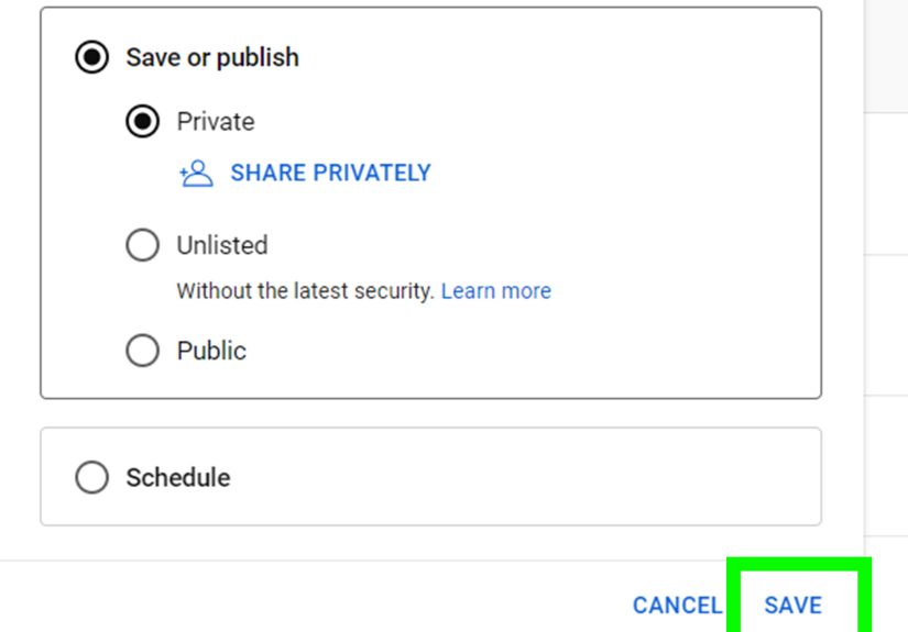 How to Make Your YouTube Video Private: 7 Steps