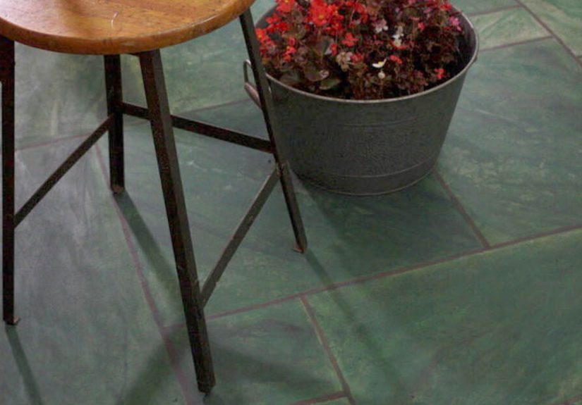 How to Paint a Faux Marble on a Concrete Floor DIY