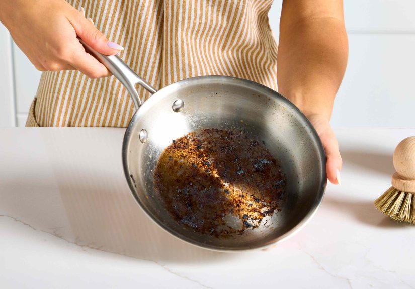 How to Rescue a Burnt Pan and Finally Get That Layer of Gunk Off, Pros Say