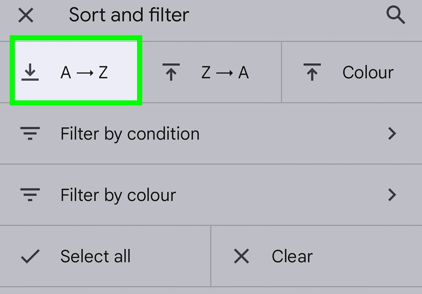 How to Sort Data in Google Sheets on Android: Step-by-Step