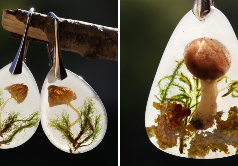 I Capture The Beauty Of Woodlands And Meadows In Resin Jewelry