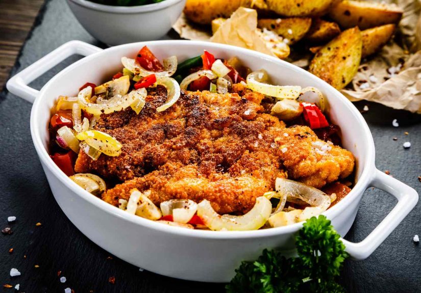 Pork Chop Casserole With Rice and Tomatoes Recipe