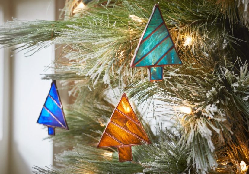 Sleigh Your Decor with These Stained Glass Christmas Ornaments
