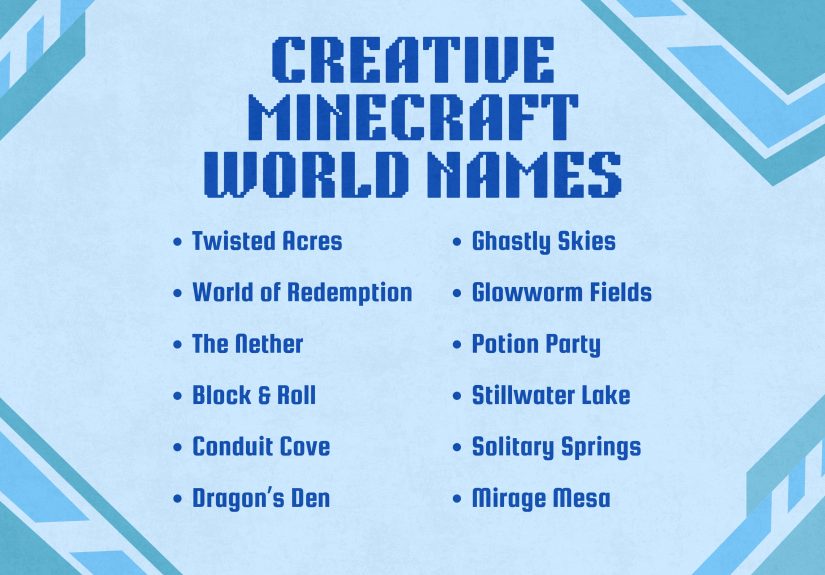 The Best Names for Worlds on Minecraft (+ a Name Generator)