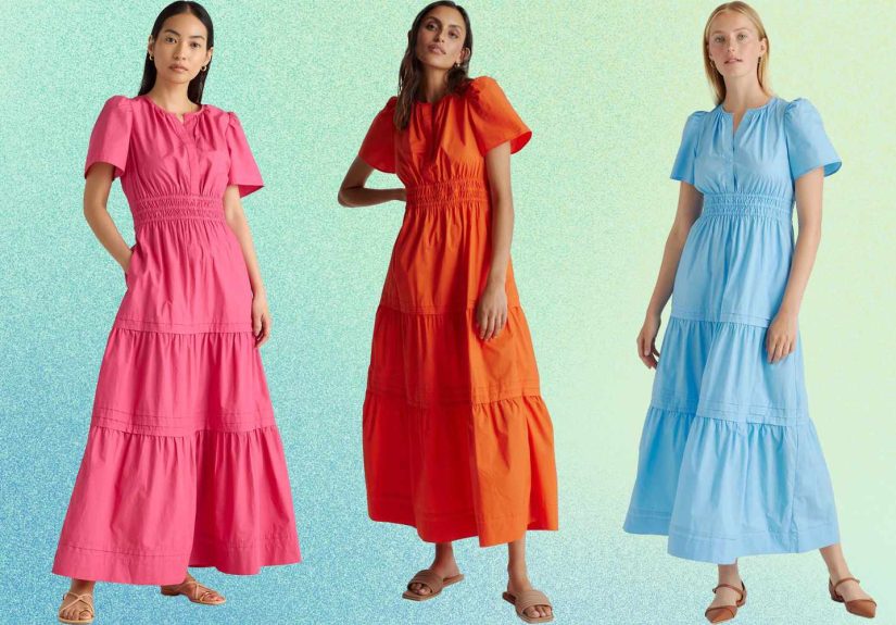 The Quince Tiered Maxi Dress Is a Fall Staple