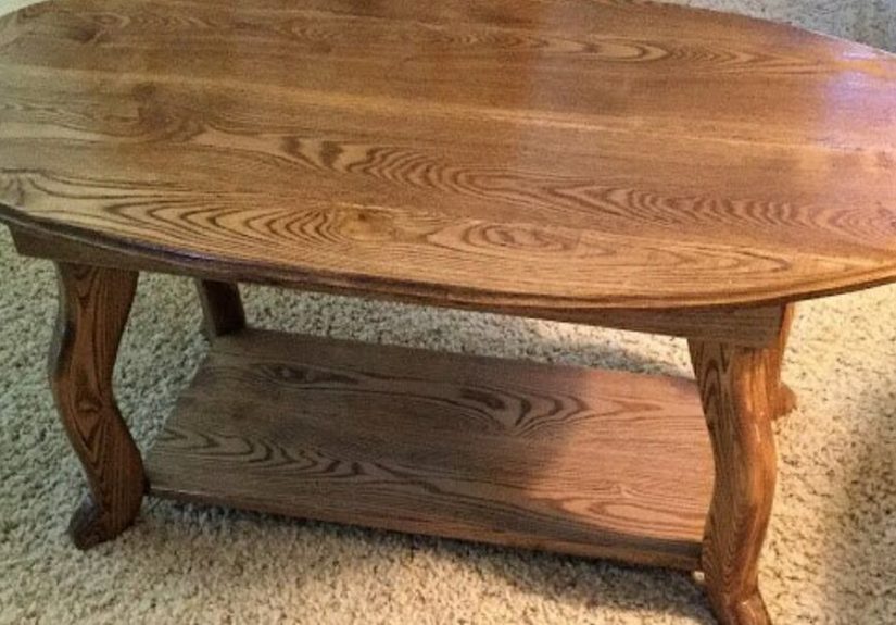 Upcycling A Dated Coffee Table With Paint And Stencils