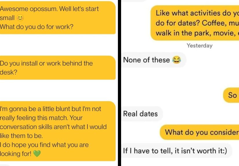 50 Strange, Cringe And Bizarre Screenshots From Dating Apps