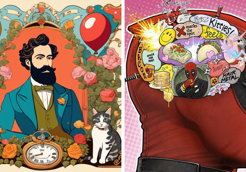 Hey Pandas, Draw Your Mind As A Garden