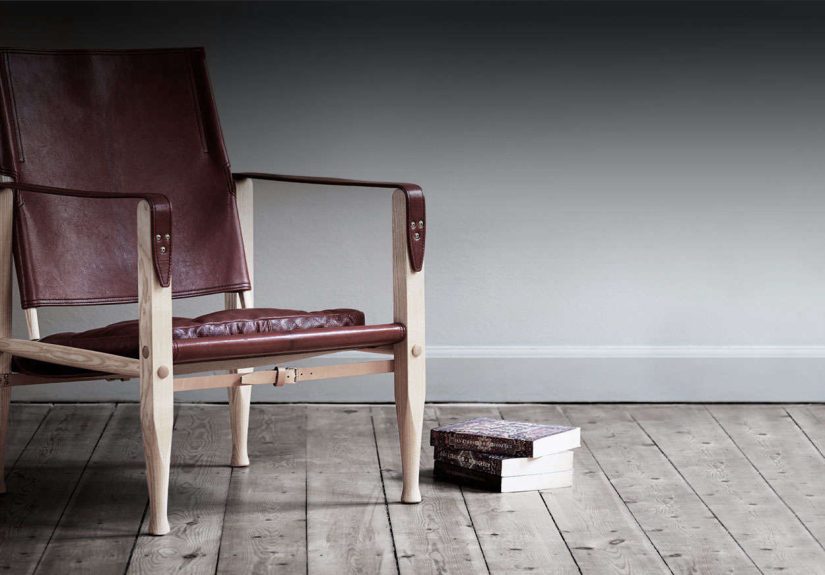 High/Low: Rugged Leather Campaign Chair