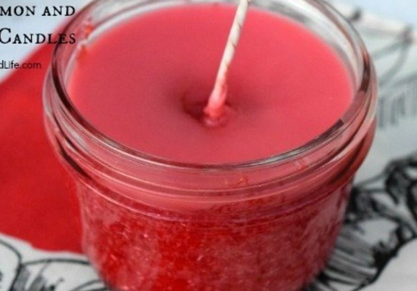 Homemade Cinnamon and Spice Candles