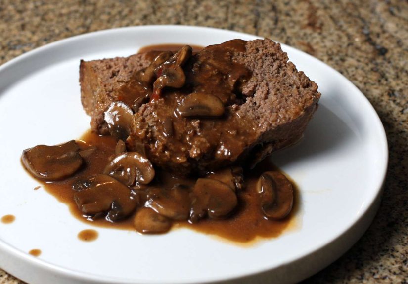 Meatloaf with Mushroom Gravy Recipe