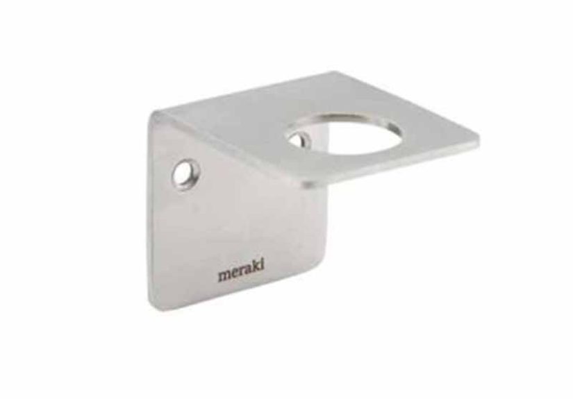 Wall Bracket Brushed Silver Finish
