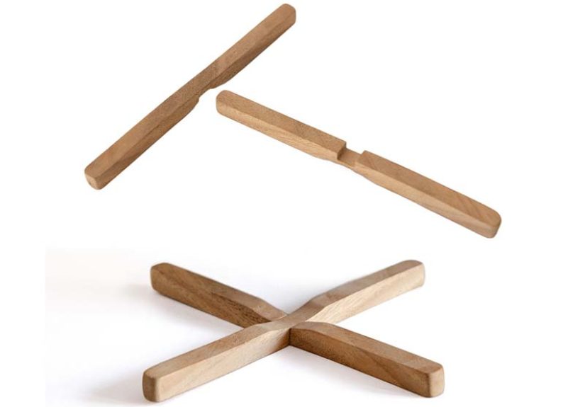 Wooden Trivet, Set OsF 2 Bangladesh