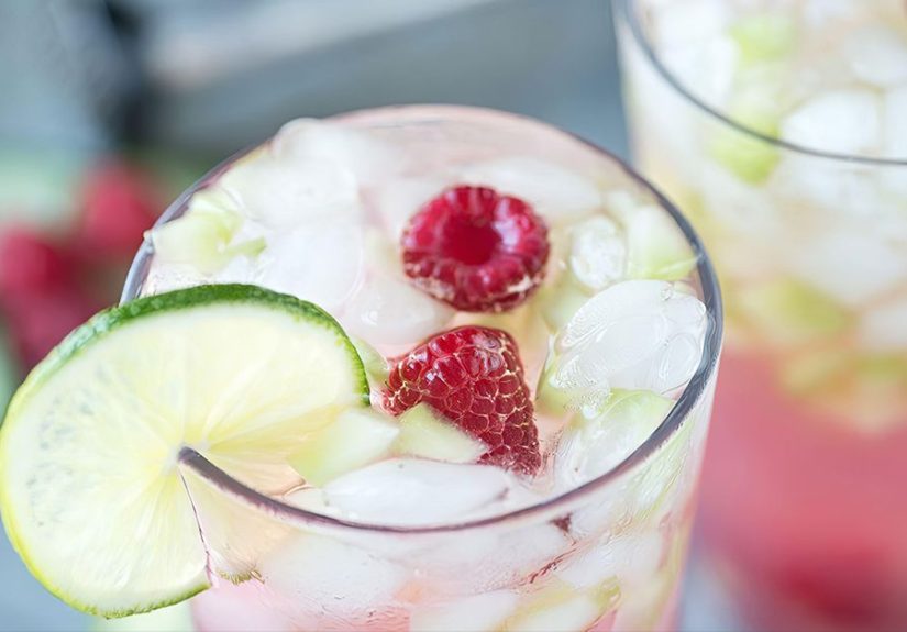 Cucumber Raspberry Spritzer