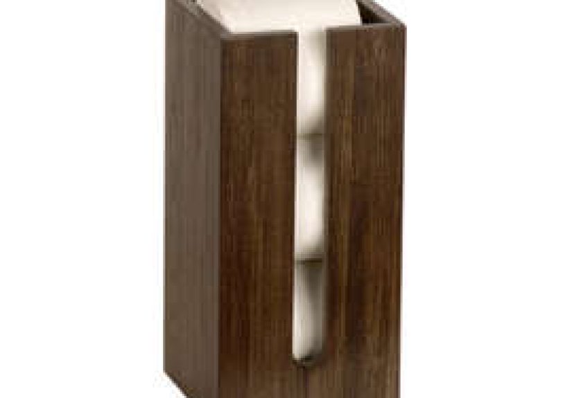 Dark Oak Mezza Roll Holder Box