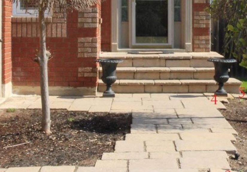 Fixing a Walkway With Sinking Stones