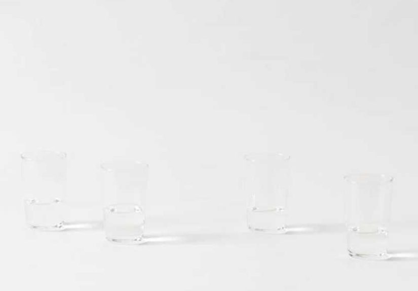 R+D Lab Luisa Clear Water Glass